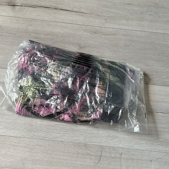 Savage X Fenty Flow High-Waist‎ Trimmed Legging Pink/Black M NWT IN PACKAGING - Picture 7 of 7
